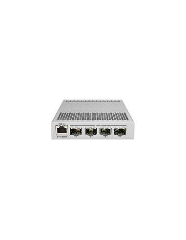 MIKROTIK CRS305-1G-4S+IN CLOUD ROUTER SWITCH 4X SFP+, 1X GE, DUAL DC JACKS, FOR HIGH SPEED RING TOPOLOGY