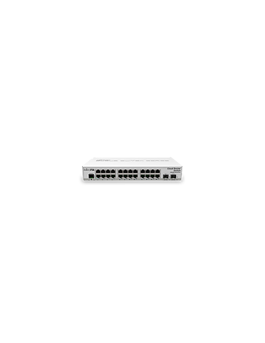 MIKROTIK CRS326-24G-2S+IN CLOUD ROUTER SWITCH 800MHZ, 512MB, 24x GE, 2x SFP+, 1x RJ45 SERIAL PORT, L5