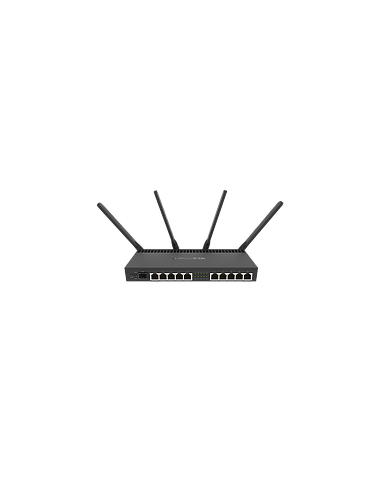 MIKROTIK RB4011IGS+5HACQ2HND-IN WIRELESS ROUTER 802.11AC WAVE2 4X4 MU-MIMO UP TO 1733 MBPS, 10X GE, 1X SFP+ (10GBPS)- 4 CORE 1.4