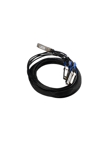 MikroTik XQ+BC0003-XS+ | QSFP28 to 4x SFP28 break-out cable | 1x QSFP28 to 4x SFP28, 3m