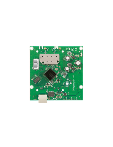 MIKROTIK RB911-5HND ROUTERBOARD, 600MHZ, 64MB, 1XFE, 802.11A/N DUAL-CHAIN, 5GHZ, L3